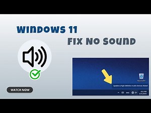 🔊 Fix Windows 11 Sound Not Working | Easy Step-by-Step Tutorial (2025)