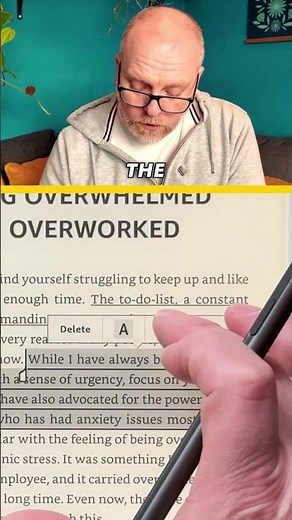 Kindle Scribe: How to use highlighting and underlining
