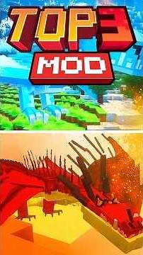 TOP 3 DRAGONS Mods For MINECRAFT [JAVA] #2