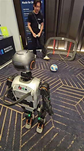 HUMANOID/ CORL 2025 #SEOUL @BoosterRobotics showcasing missed goal opportunity