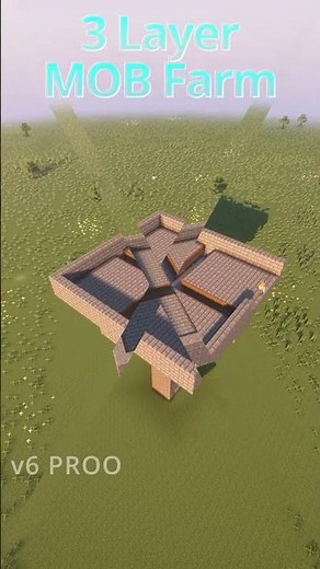 "Minecraft 1.21 3-Layer Mob Farm Tutorial – Super Efficient Design!