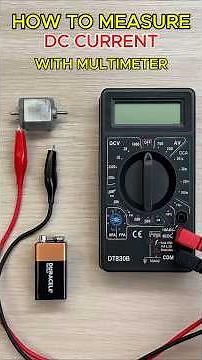How to Measure DC Current with a Multimeter | Simple Guide #shortsviral