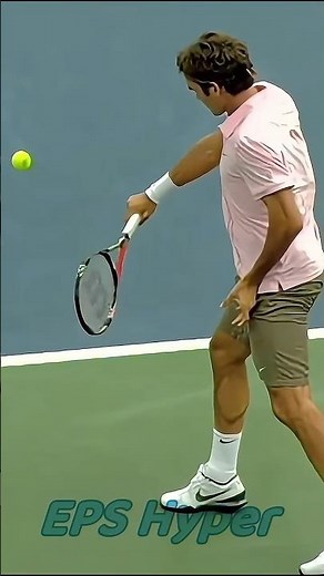 Federer One-Handed Backhand Slow Motion🔥🎾 #Tennis #Federer #Backhand #SlowMotion #Shorts