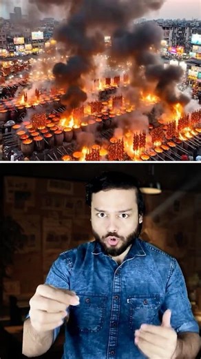 Lol! Chicken TANDOOR Now ILLEGAL in Delhi Due To Pollution #shorts