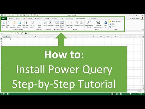 How To Install Power Query For Excel 2010 Or 2013 On Windows