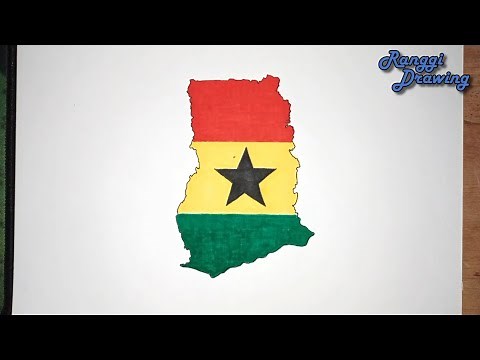 How to Draw Map of Ghana
