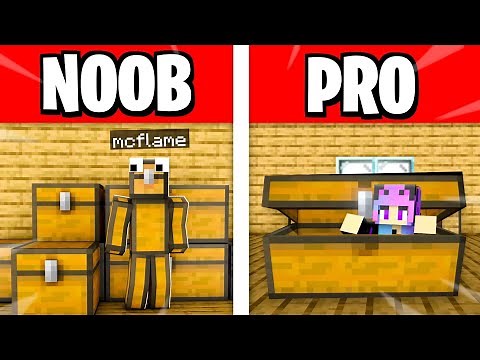 Minecraft NOOB vs PRO: HIDE AND SEEK MAP BUILD CHALLENGE