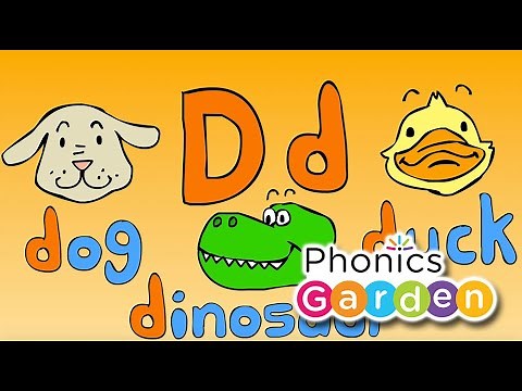 Letter Dd | Simple Singing Phonics | A-Z Letter Sounds | Phonics Garden