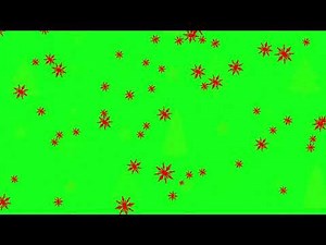 Animation of Snowflake Icons Falling over Christmas Tree Icons on Green Screen Background | 4K