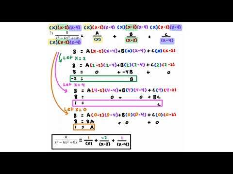 Partial Fractions Decomposition Step-by-Step Part 1 of 3 (Distinct Linear Factors)