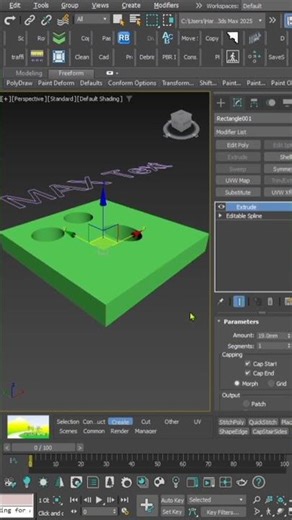 3ds Max Spline Modeling Basics,Tutorial for Beginners, #SplineModeling #3DModeling #3dsMaxTutorial