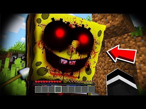 We Found CURSED SPONGEBOB.EXE in Minecraft at 3:00 AM... (Scary Minecraft Video)