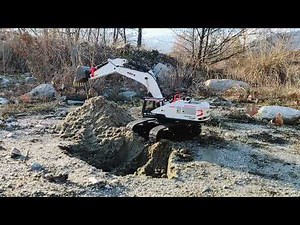 Huina 1594 excavator/ bagger first test