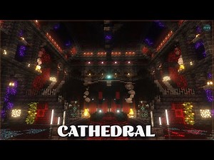 Minecraft Dark Fantasy Cathedral | Epic Gothic Hall Build Tutorial