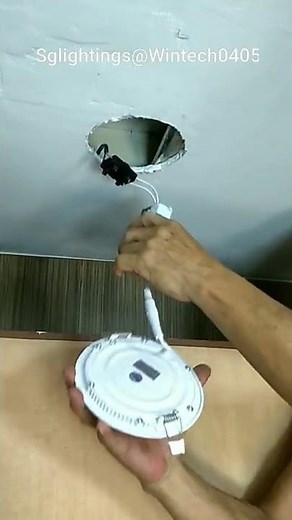 How to remove downlight from false ceiling (Sglightings@Wintech Centre #0405)