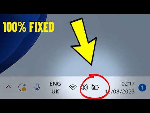 Fix Battery Icon Not Showing on Taskbar Windows 11 / 10/8/7 | How To Solve battery icon Missing 🔋✅