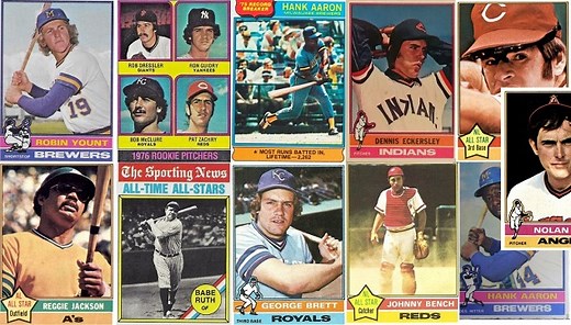 1976 Topps Baseball Cards - 14 Most Valuable - Wax Pack Gods