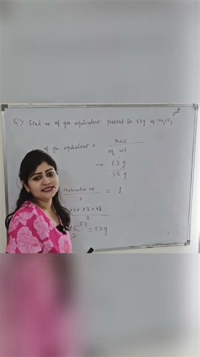 How to calculate number of gram equivalent | Numericals based on number of gram equivalent |#shorts