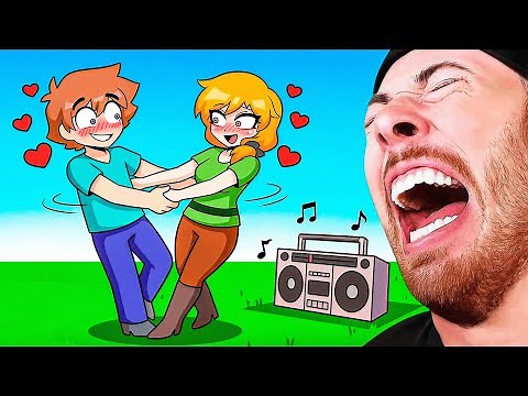 The FUNNIEST Adventure of Alex and Steve in MINECRAFT (FUNNY)