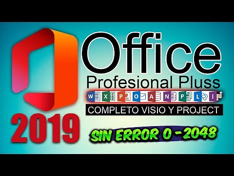 INSTALL OFFICE 2019 PROFESSIONAL PLUS COMPLETE IN 2024 WITHOUT ERROR 0-2048