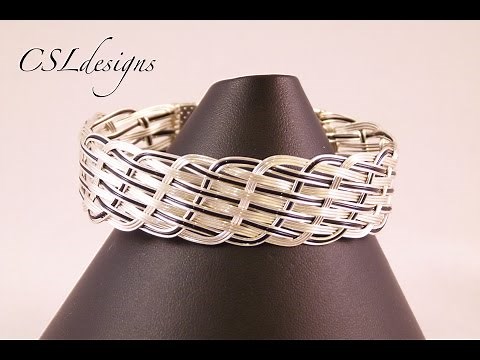Close wire woven bracelet