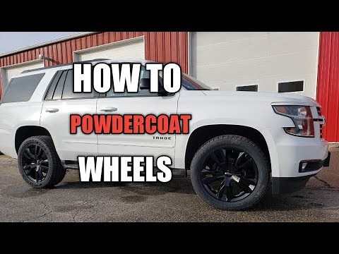 Powder Coating -How to powder coat wheels - Our complete process