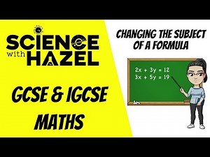 How To Rearrange Equations | GCSE & IGCSE Maths | AQA, Edexcel, CIE, OCR