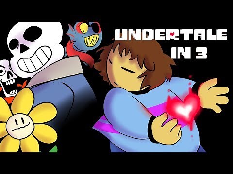 Undertale Complete Storyline Animated in 3 minutes! (Undertale Animation)
