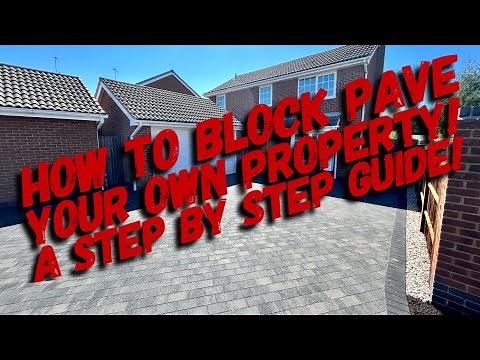 block paving how to block pave a step by step guide #landscaping #paving #garden