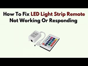 How To Fix LED Light Strip Remote Not Working or Responding – Battery, Sync & Code Troubleshooting