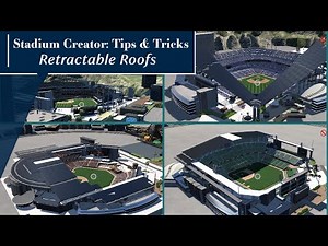 Tips & Tricks || RETRACTABLE ROOFS (Stadium Creator, MLB The Show)