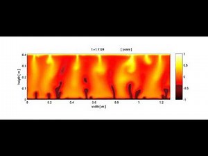 Rayleigh number Ra=2000 (Fortran + MatLab)