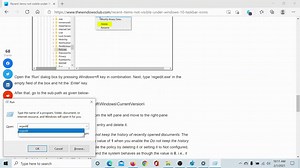 Recent items not visible under Taskbar icons in Windows 11/10