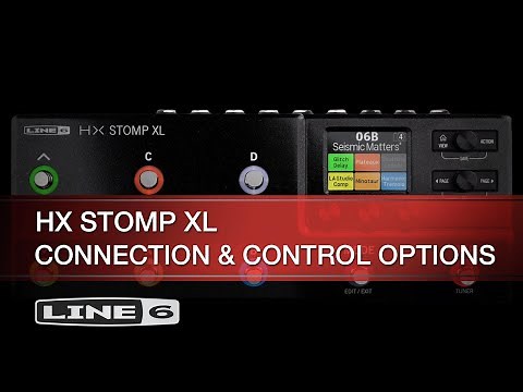 Line 6 | HX Stomp XL | Connection and Control Options