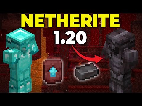 How To Craft Netherite Armor & Tools in Minecraft 1.20