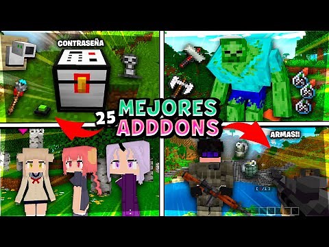 25 BEST MODS FOR MINECRAFT BEDROCK 1.21 | ADDONS FOR MCPE