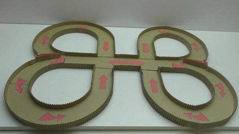 Magic Track with Cardboard Machines: Handmade Fun!