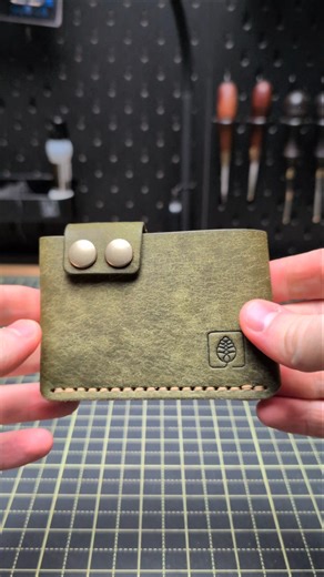 New Leather Wallet PDF Pattern | Basecamp Wallet ASMR Leather Crafting