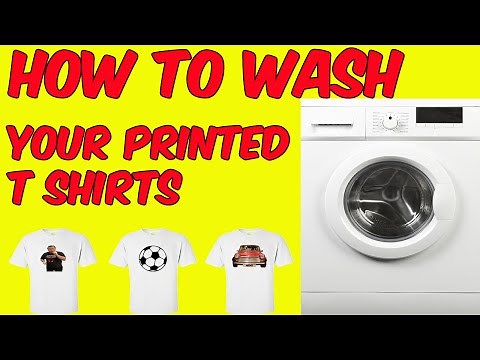 How To Wash Your Printed T Shirts