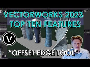 Vectorworks 2023: New 3D Offset Edge Tool