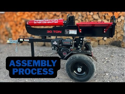 Assembling Harbor Freight's New 30 Ton Predator Log Splitter
