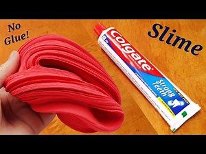 How To Make Slime Without Glue Or Borax | How To Make Slime With Toothpaste | How To Make Slime