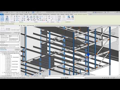 Structural Detailing: Create a Detailed Design Model with Steel Connections in Revit (1 of 3)