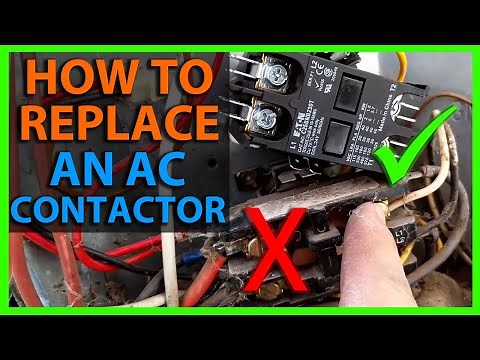 How To Replace a Contactor in an Air Conditioner - AC Repair & Troubleshooting