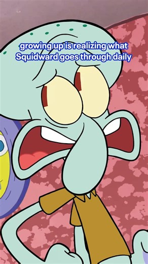 We sympathize with him more and more every day... Catch NEW episodes of SpongeBob with the kids Fridays on @Nickelodeon | SpongeBob SquarePants