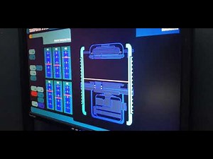 Lcars Transporter diagnostic screen done, and intregraded with basements Red Alert.