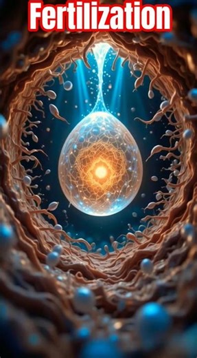 Human Reproduction Explained in 3D | Fertilization Process"#3danimation #shorts #science #biology