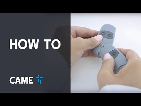 How to duplicate a CAME transmitter