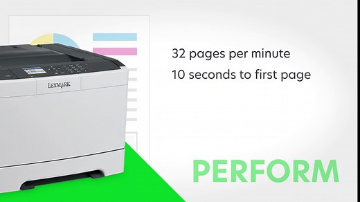 Lexmark 28DC050 CS417dn Color Laser Printer, Network Ready, Duplex Printing and Professional Features