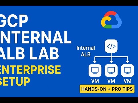 GCP Internal Load Balancer | Enterprise-Grade ALB Lab | Cloud Architect Hands-On
